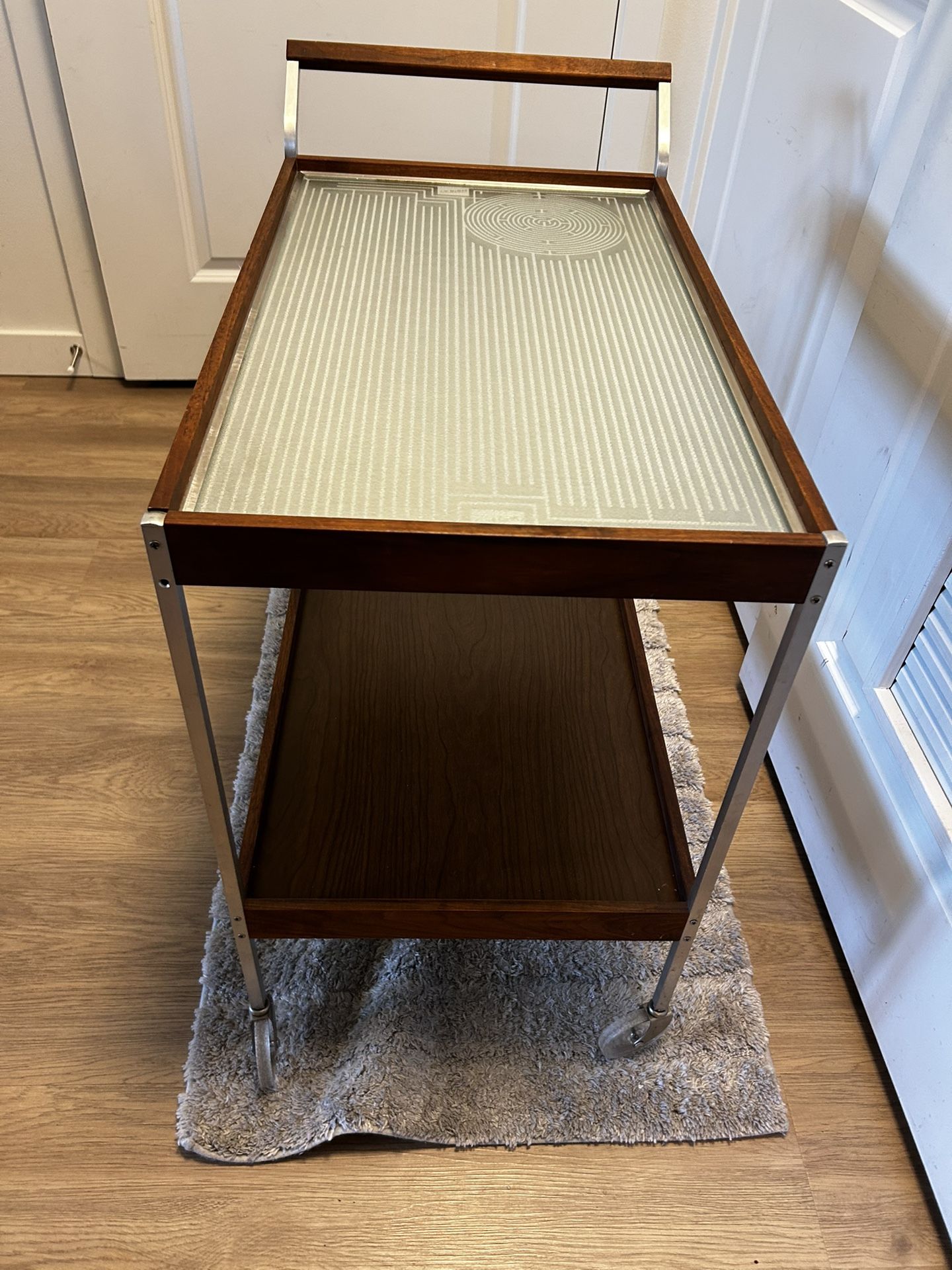Vintage . Salton Hotable Hotray 2 Tier Heated Serving Bar Cart H-158S.  1960's MCM