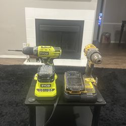 Dewalt And Ryobi Drills