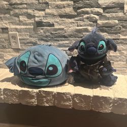 Stitch Pillow And Plushie 