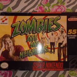 SNES GAME, Zombies Ate My Neighbors