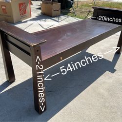 Wood Bench