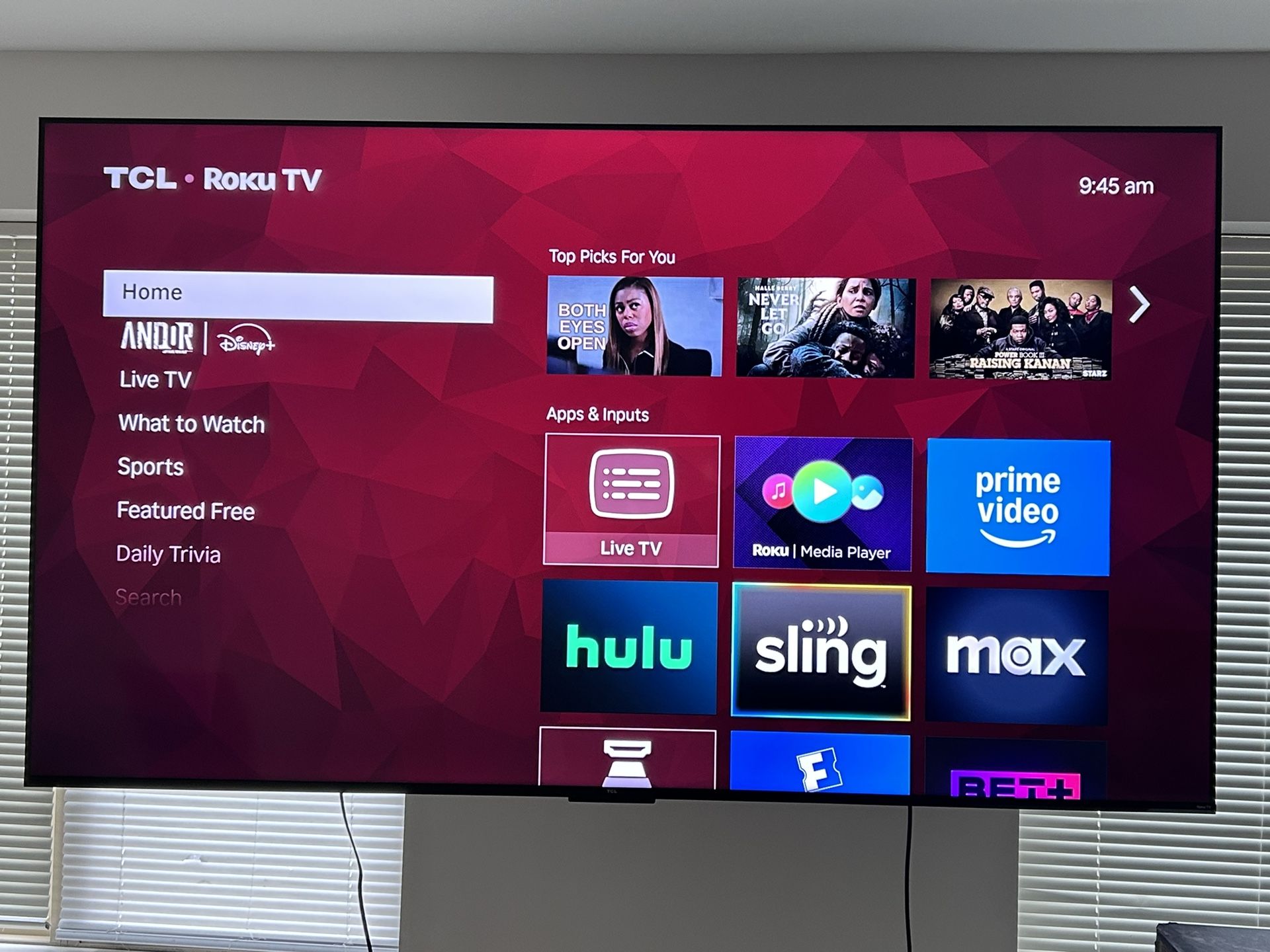 85 Inch TCL Roku Tv For Sale 650 Or Best Offer