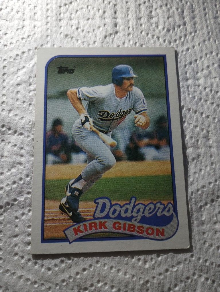 1989 Kirk Gibson, Topps Card # 340