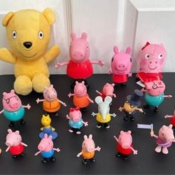 Peppa Pig Figures Plush and Toy Lot just $15 for All 