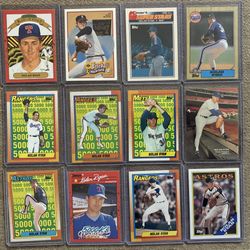 Nolan Ryan 12 Card Lot NR-MINT Condition