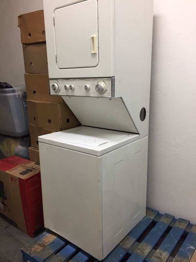 Kenmore, single unit washer and elect dryer