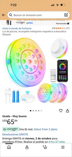 Set of 4  light for pool