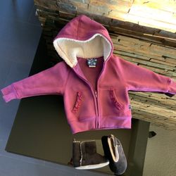 3 To 6 Months Unisex Jacket And Booties