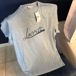 Large Lacoste T Shirt Men Tags Me Nike Gucci