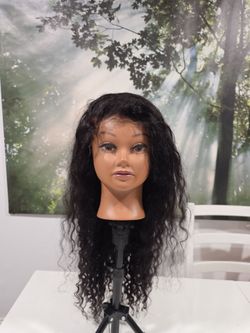 Human hair lace fromt wig