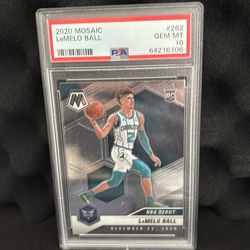 2020 PANINI MOSAICLaMELO BALL 262 GEM MT PSA 10