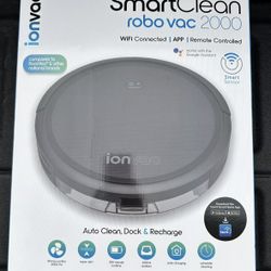 Ionvac SmartClean Robovac 2000 Vacuum Cleaner App/Remote Controlled New