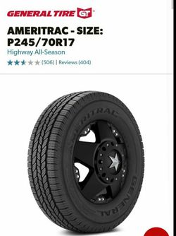 General American TR 265/70/R17