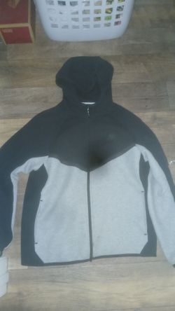 Nike tech hoodie black and grey size M