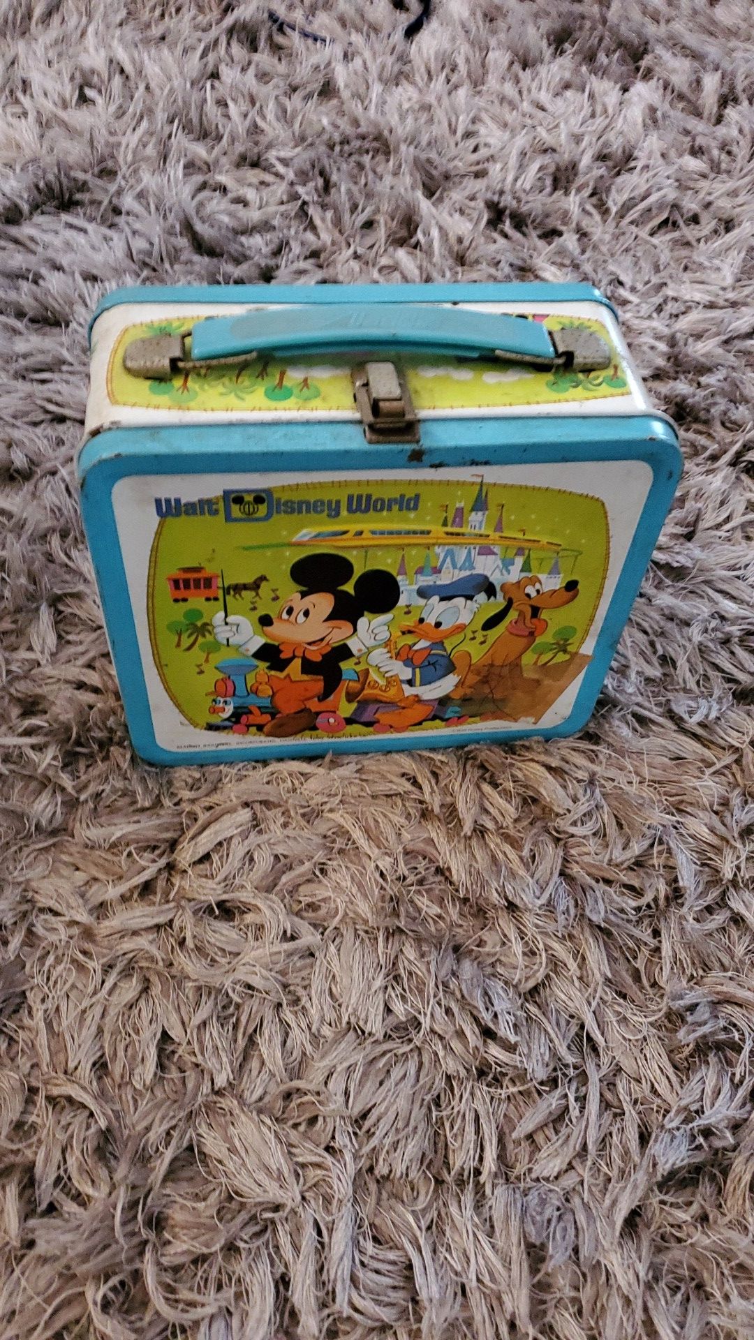 Walt Disney World Lunch Box Vintage Mickey Mouse Donald