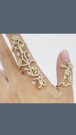 Gold or silver multi stack ring