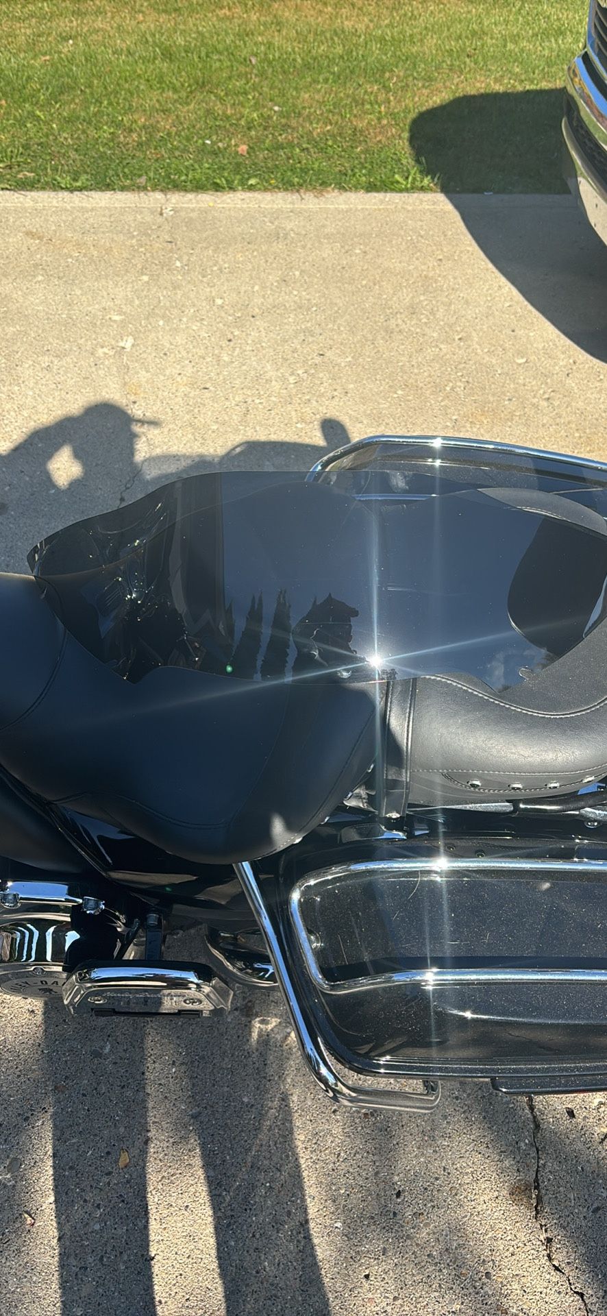 Harley Davidson tinted windshield