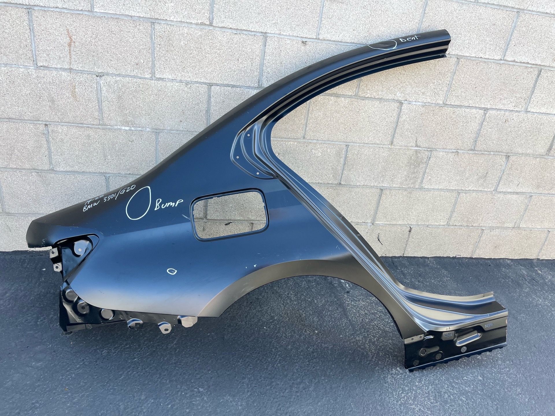 2019-20-21-22-23-24 BMW 3 SERIES 330i G20 RIGHT PASSENGER SIDE QUARTER PANEL OEM SEDAN