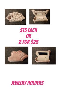 Jewelry holders and jewelry