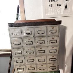 Decorating Metal Vintage Drawer