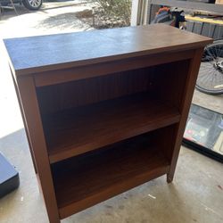 Oak Two Shelf Bookcase