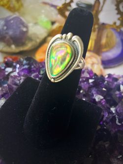 Abalone Shell Ring 