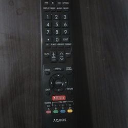Sharp AQUOS TV Remote