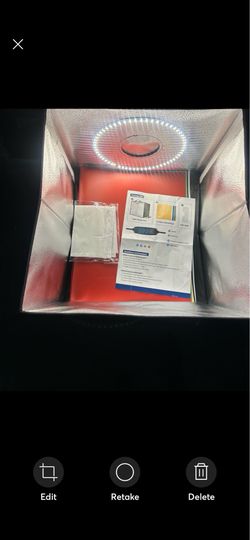 portable photo light box 15x15 new
