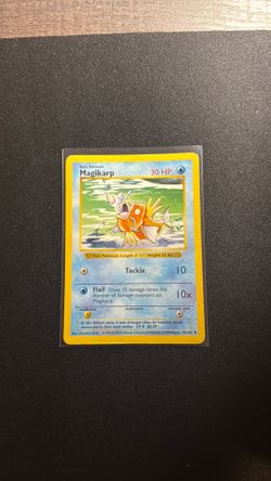 FREE POKEMON CARD- SHADOWLESS KARP