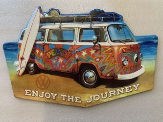 Volkswagen Metal Sign VW Bus Man Cave Game Room Office Garage Workshop