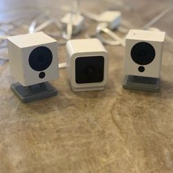 Set of 3 Wyze Cam v3 - 1080p Indoor/Outdoor Smart Security Cameras