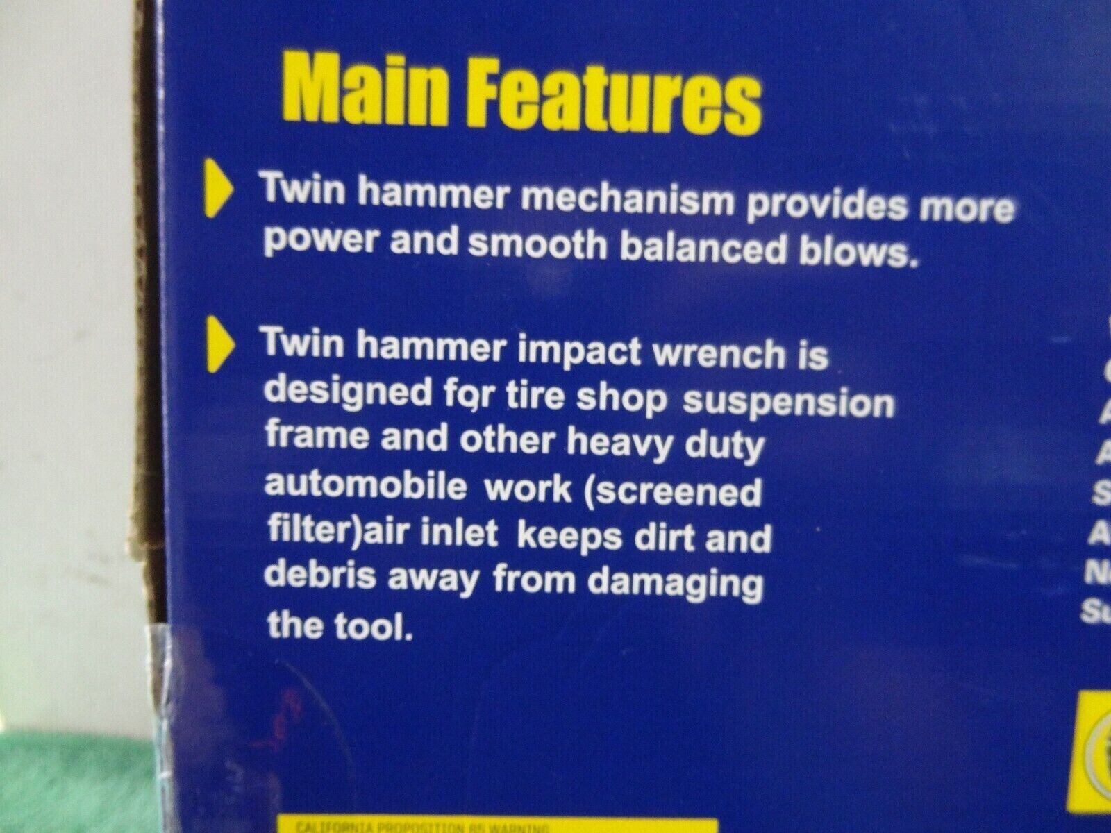 Brand New Goodyear 1/2 Inch Pneumatic Composite Impact Wrench RP17407