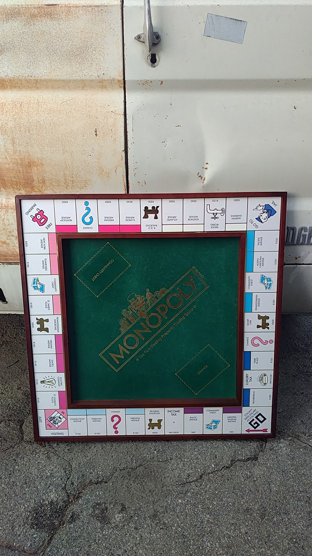 Monopoly game board