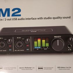 MOTU - M2 USB audio Interface