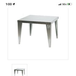 Galvanized water heater table 