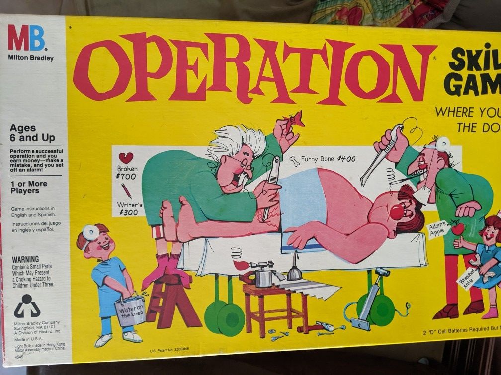Free Vintage Operation Game