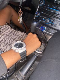 Vvs1 Gshock Moissanite Watch