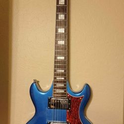Glarry 6 Strings Electric Guitar Blue