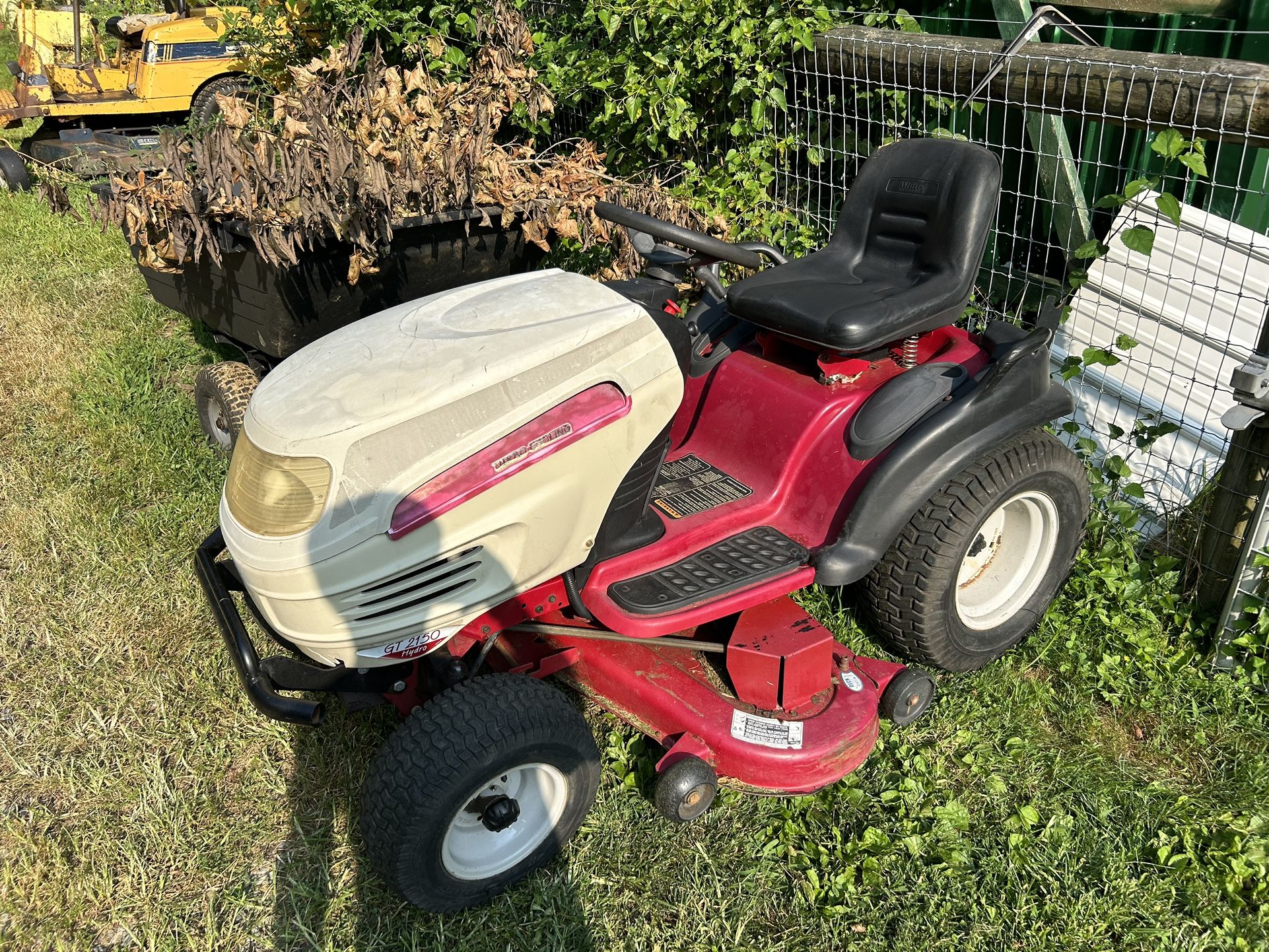 White Riding Mower