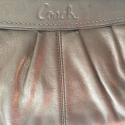 Coach clutch wristlet leather Purse