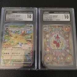 CGC 10 Leafeon and Medicham
