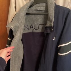 Vintage Reversible Fleece Nautica Jacket 