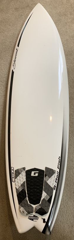 6’4” Stewart S Rail Fish Epoxy Surfboard