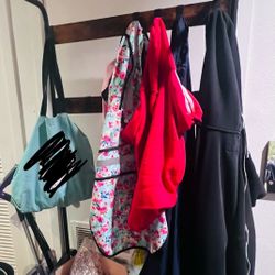 Coat Rack with Double Shoe Rack