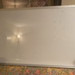 Dry Erase Board With Marker Holder Tray