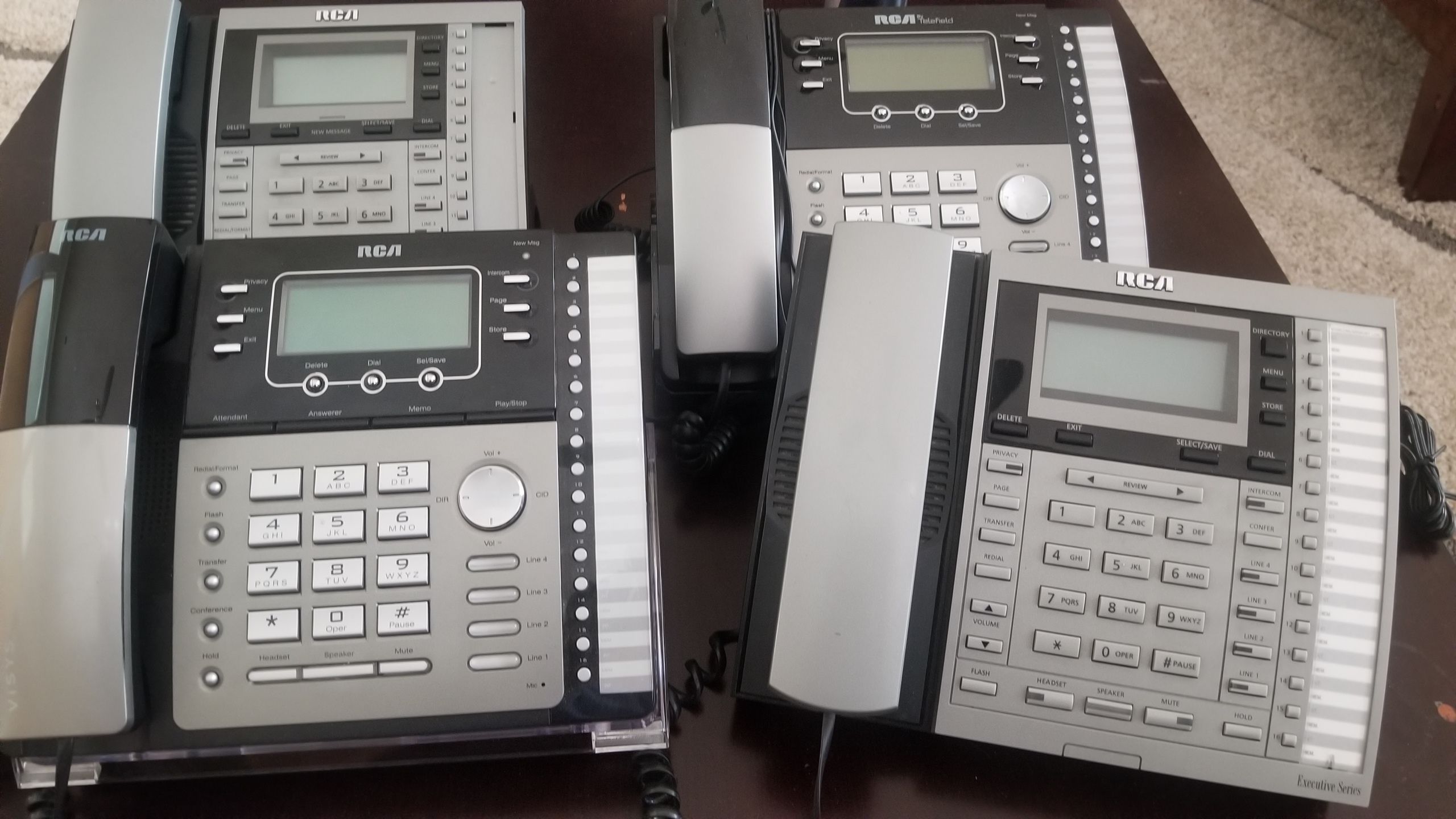 Rca by telefield 4 line business telephone system