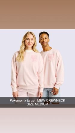 Pokemon x target MEW CREWNECK size MEDIUM