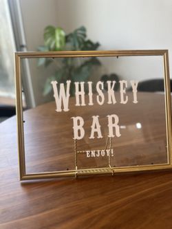 Whiskey Bar Sign 