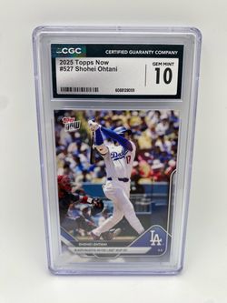 2025 Topps Now #527 Shohei Ohtani CGC Gem Mint 10