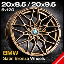 Brand New 20" 5x120 BMW Satin Bronze Wheels